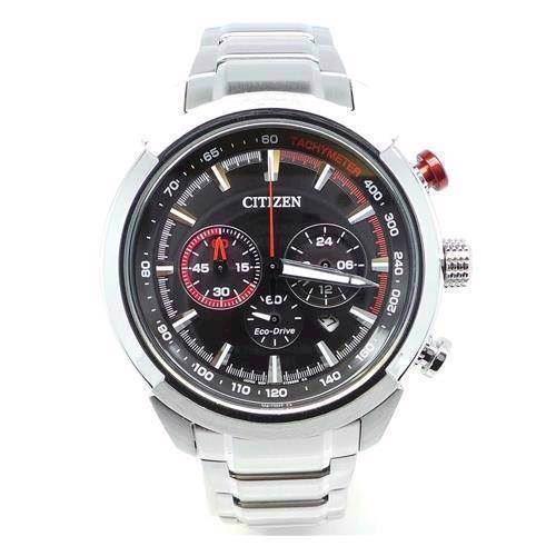 Image of Citizen mat rustfri stål quartz med Eco-Drive Herre ur, model CA4110-53F